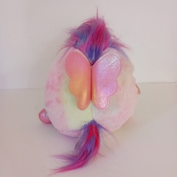 Zuru Rainbocorns Plush Stuffed Unicorn Cat Pink Blue Tie Dye Glitter Heart 11" - Picture 6 of 11
